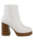 ფოტო #2 პროდუქტის Women's Warrant Platform Dress Booties