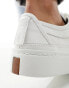 Фото #8 товара AllSaints Milla leather chunky sole trainers in white