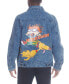 Фото #2 товара Men's Chucky Placement Nickelodeon Denim Jacket