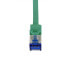 LogiLink Patchkabel Ultraflex Cat.6a S/Ftp grün 0.25 m - Cable - Network