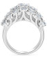 ფოტო #5 პროდუქტის EFFY® Diamond Cluster Ring (2-3/8 ct. t.w.) in 14k White Gold