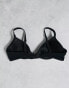 Фото #4 товара Lindex Petite 2-pack lightly padded T-shirt bra in black and white