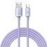Фото #1 товара Kabel przewód do szybkiego ładowania i transferu danych USB USB-C 100W 2m fioletowy