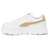 Фото #3 товара Puma Mayze Stack Perforated Platform Womens White Sneakers Casual Shoes 3843630