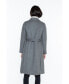 Women's Cashmere Wool Double Face Overcoat with Belt Черный, Средний - фото #3