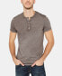 ფოტო #1 პროდუქტის Men’s Kasum Short Sleeve Henley Shirt