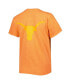 Women's Texas Orange Texas Longhorns Vintage-Inspired Tubular Hyper Bright 2-Hit Cropped T-shirt
