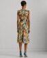 ფოტო #2 პროდუქტის Women's Floral Empire-Waist A-Line Dress, Regular & Petite