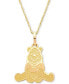 Фото #1 товара Disney children's Winnie the Pooh 15" Pendant Necklace in 14k Gold