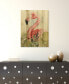 Фото #4 товара Watercolor Flamingo Composition II Arte de Legno Digital Print on Solid Wood Wall Art, 24" x 18" x 1.5"