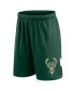 ფოტო #3 პროდუქტის Men's Hunter Green Milwaukee Bucks Slice Shorts