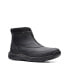 Clarks Grove Zip 26162797 Mens Black Leather Zipper Chukkas Boots