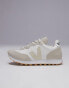 VEJA Rio Branco suede trainer in white pierre natural alveomesh