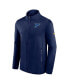 Men's Navy St. Louis Blues Authentic Pro Rink Fleece Full-Zip Jacket