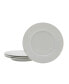 Фото #1 товара Everyday Whiteware Classic Rim Salad Plate 4 Piece Set