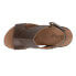 Фото #7 товара Corkys Tiffanee Studded Wedge Womens Brown Casual Sandals 41-0266-SADD