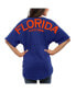 ფოტო #2 პროდუქტის Women's Royal Florida Gators Oversized T-shirt