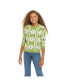 ფოტო #2 პროდუქტის Child Girls Flower Sherpa Sweater