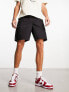 Фото #1 товара New Look zip pocket cargo shorts in black