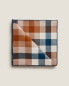 Фото #1 товара Pack of check cotton linen napkin (pack of 4)