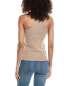 John Elliott Mineral Wash Gemini Rib Racerback Tank Women's Brown M