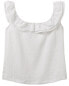 Boden Sleeveless Ruffle Linen Top Women's