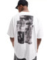 Фото #1 товара ASOS DESIGN oversized t-shirt with photographic back print in white