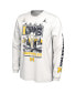 Фото #3 товара Men's White Michigan Wolverines College Football Playoff 2023 National Champions Expressive Long Sleeve T-shirt