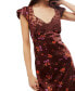 Women's Butterfly Babe Cap-Sleeve Midi Dress