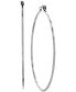 Фото #2 товара Серьги Lucky Brand Big Hammered Hoop