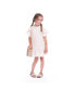 ფოტო #3 პროდუქტის Little Girls Rainer Jasmine Jacquard Woven Dress w/ Ruffled Sleeves