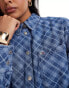 Tommy Jeans Relaxed Fit Shirt in Blue BLAU, S - EU 36 - фото #4