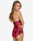 Фото #2 товара Women's Shirred One-Piece Swimsuit