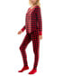 ფოტო #5 პროდუქტის Women's 2-Pc. Packaged Printed Pajamas & Socks Set