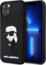 Karl Lagerfeld Etui Karl Lagerfeld KLHCP14M3DRKINK Apple iPhone 14 Plus czarny/black hardcase Rubber Ikonik 3D