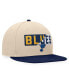 Фото #4 товара Men's Cream/Navy St. Louis Blues Goalaso Snapback Hat