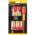 STANLEY 6 Piece Insulated Flat Screwdriver Set