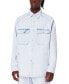 ფოტო #1 პროდუქტის Men's Button-Down Denim Shirt