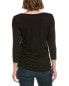 T Tahari Ruched Knit Top Women's