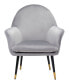 Фото #6 товара 37" Steel, Polyester Alexandria Boho Chic Accent Chair