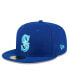 Фото #1 товара Men's Royal Seattle Mariners 2024 Father's Day 59FIFTY Fitted Hat