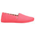 TOMS Alpargata Canvas Slip On Womens Pink Flats Casual 10018194T