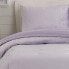 Twin/Twin Extra Long Teen Luxe Velvet Comforter Set Light Purple - Makers