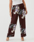 ფოტო #3 პროდუქტის Plus Size Drawstring Pant with Piping