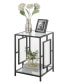 Фото #2 товара 15.75" Town Square Metal End Table with Shelf