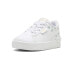 Фото #2 товара Puma Jada Summer Floral Lace Up Toddler Girls White Sneakers Casual Shoes 39560
