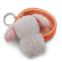 Фото #5 товара Сувенирный брелок или ключница для геймеров NICI Sleeping Pets Dog Poodle Grey 8 cm Basket Key Ring