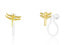 Children´s gold-plated earrings Dragonflies SVLE1890X75GO00