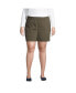 Фото #1 товара Plus Size Mid Rise Starfish Knit 7" Utility Shorts