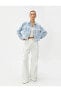 Фото #9 товара Жакет Koton Crop Tüvit с карманами и пуговицами в стиле жемчуга
